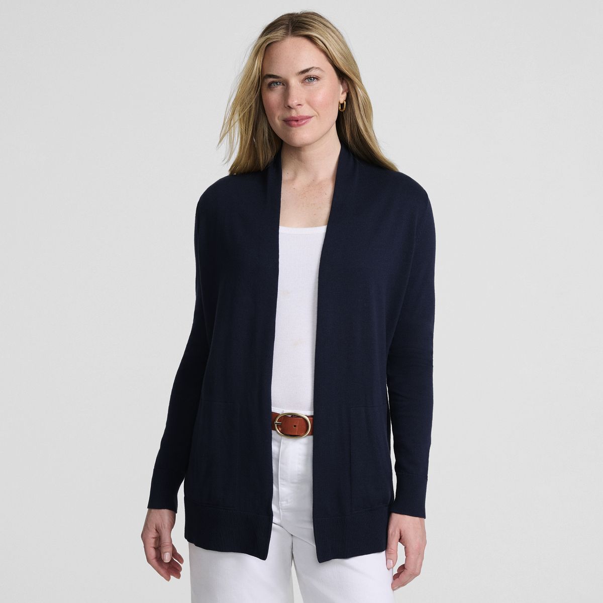 SAVINTARI Women's Long Sleeve Open Cardigan product image