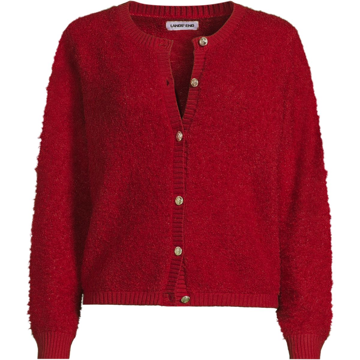 SAVINTARI Women's Bouclé Buttoned Cardigan product image