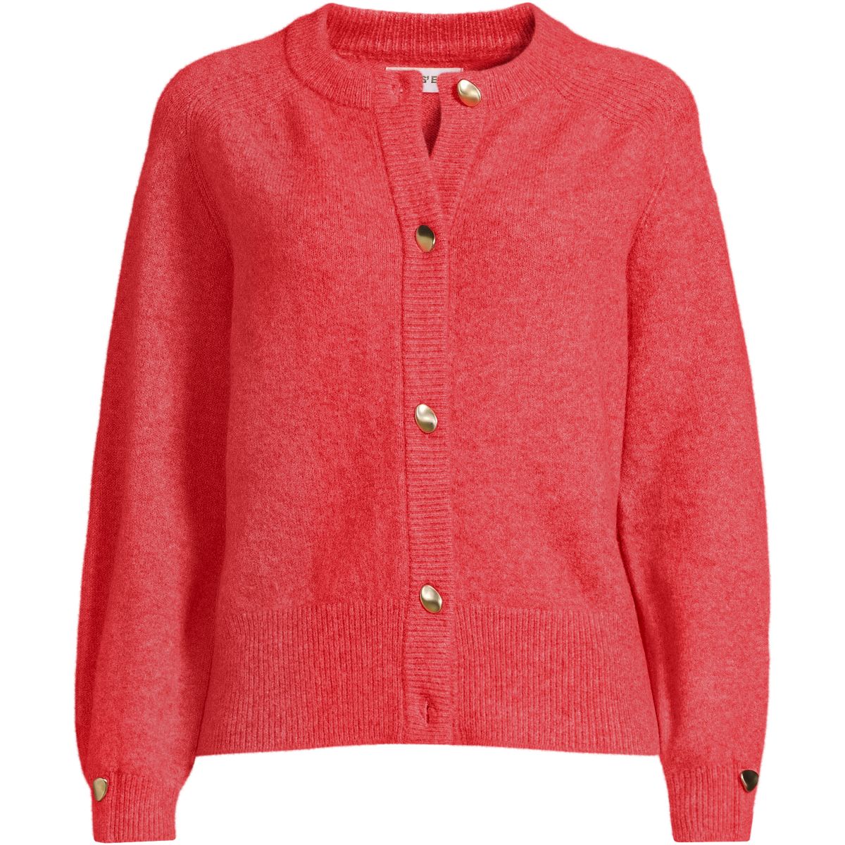 SAVINTARI Women's Wool Touch Pear Button Cardigan product image
