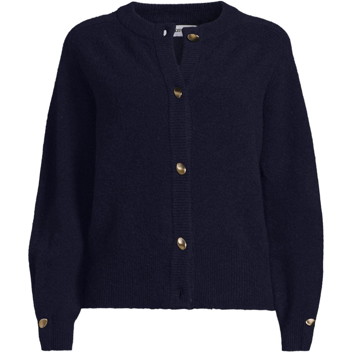 SAVINTARI Women's Wool Touch Pear Button Cardigan product image
