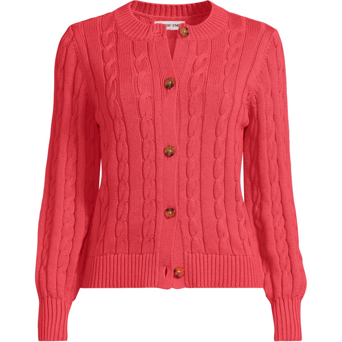 SAVINTARI Women's Pure Cotton Cable Knit Drifter Cardigan product image