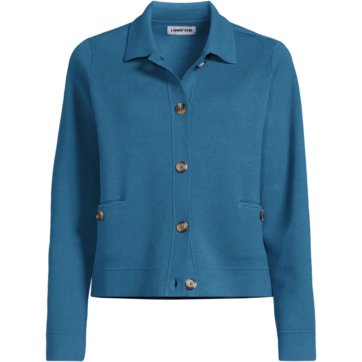 SAVINTARI Women's Cropped Knit Blazer product image