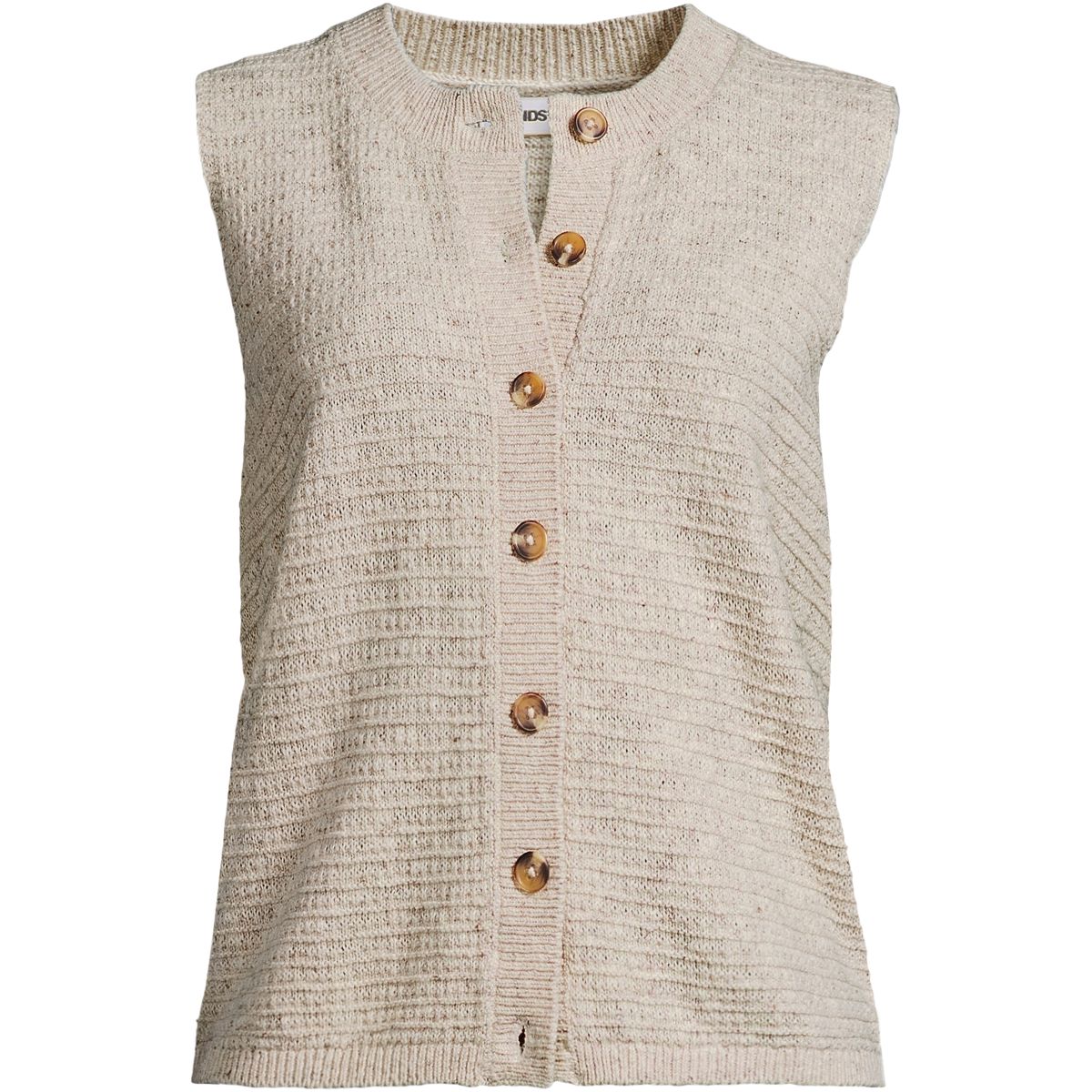SAVINTARI Women's Knit Waistcoat With Linen product image
