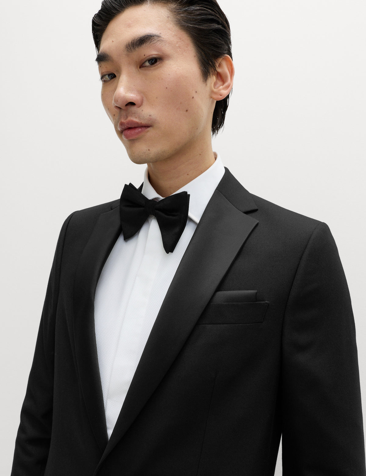 Men's Suit in Black view 2 | mens suit | SAVINTARI