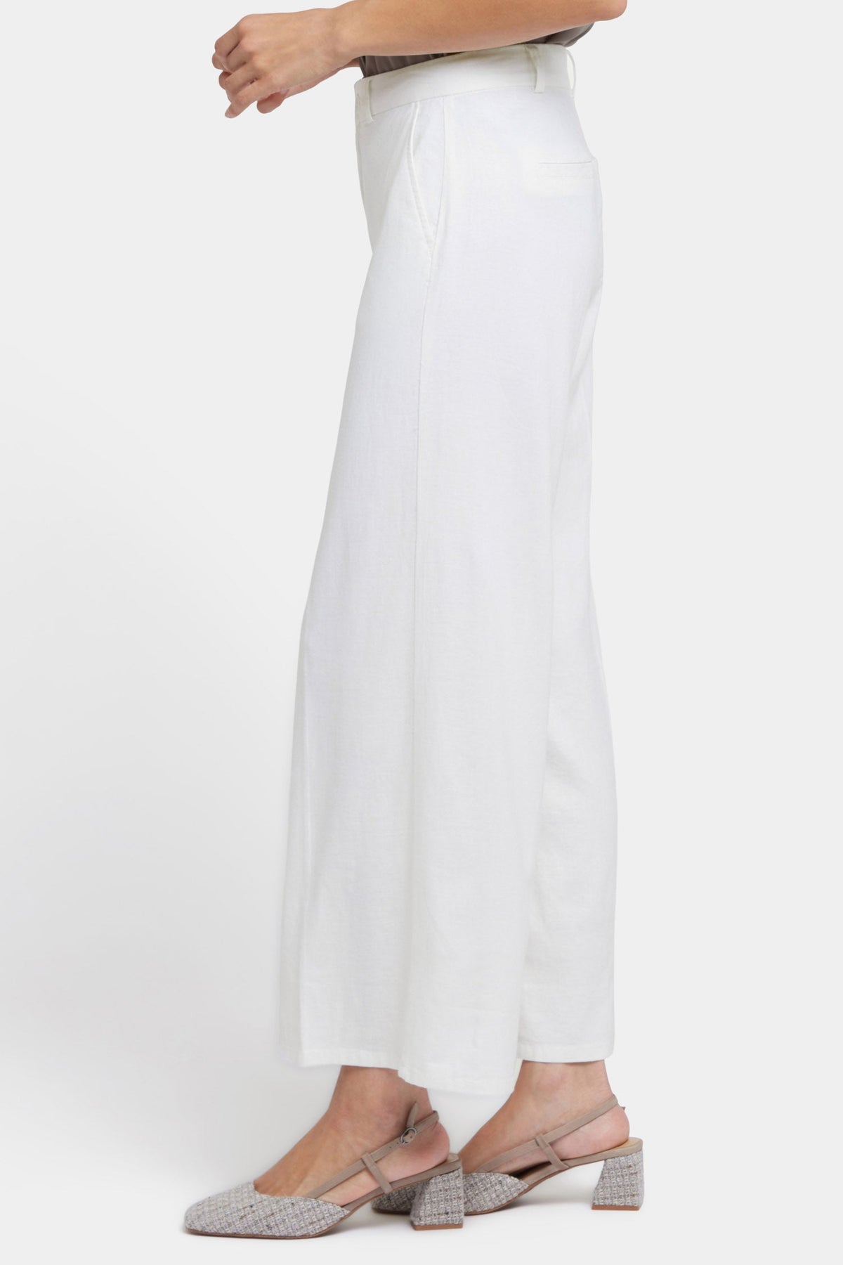 Morgan Trouser Pants - White - tailored trousers