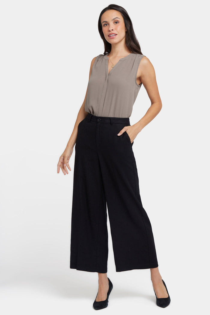 Women's Tailored Trousers - Black | Tailored Work Pants | SAVINTARI