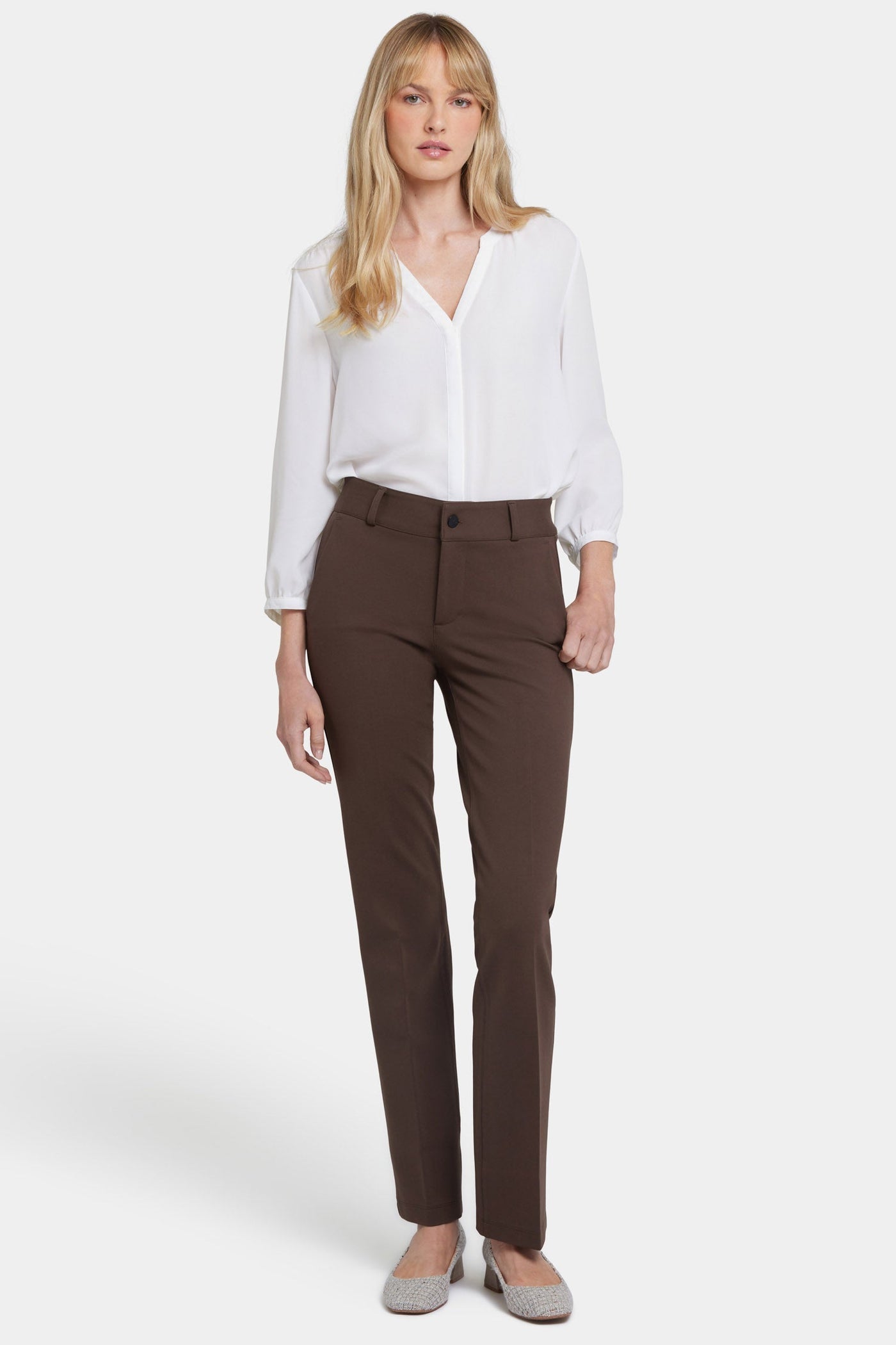 Classic Trouser Pants - Coffee Bean - tailored trousers