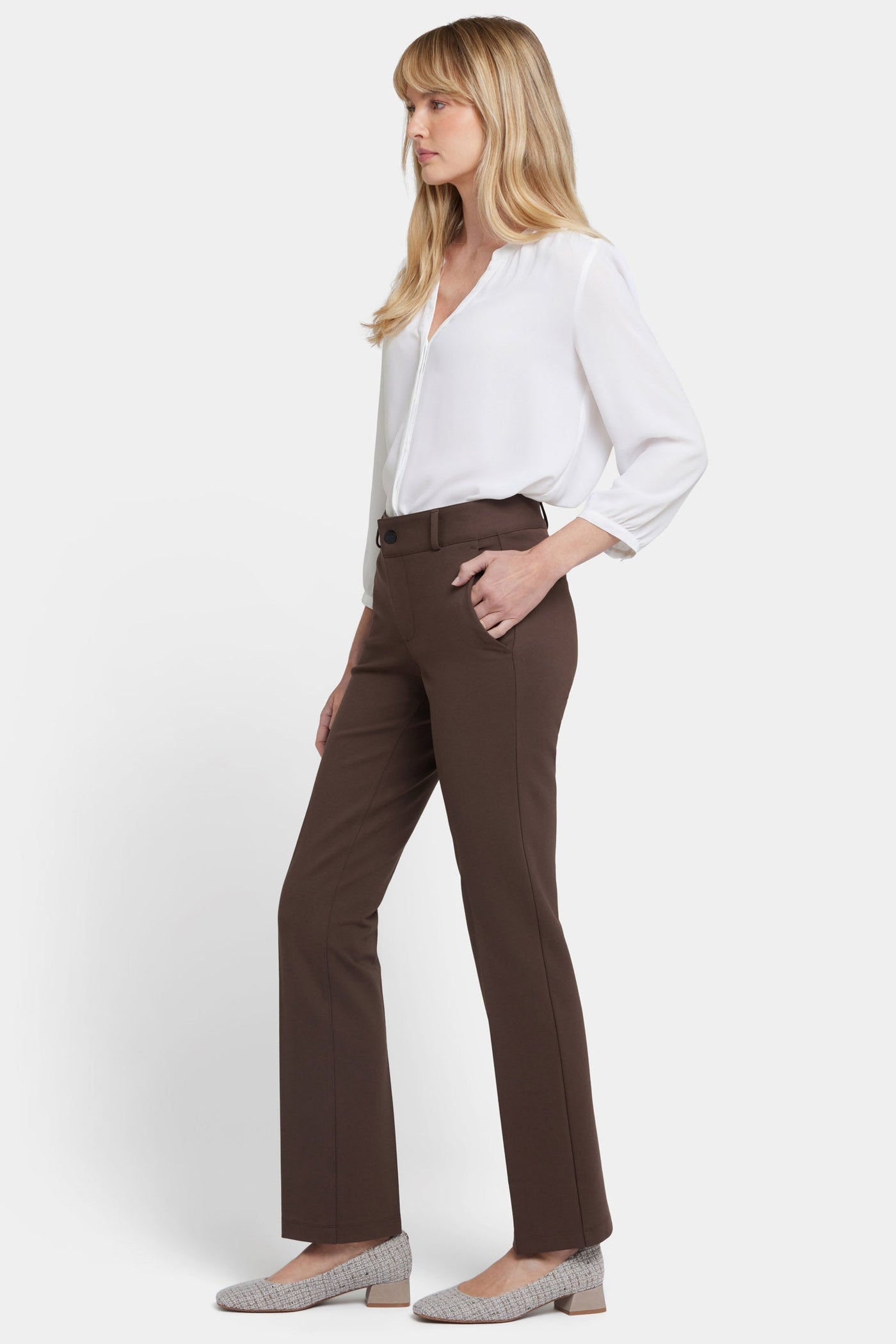 Classic Trouser Pants - Coffee Bean - tailored trousers