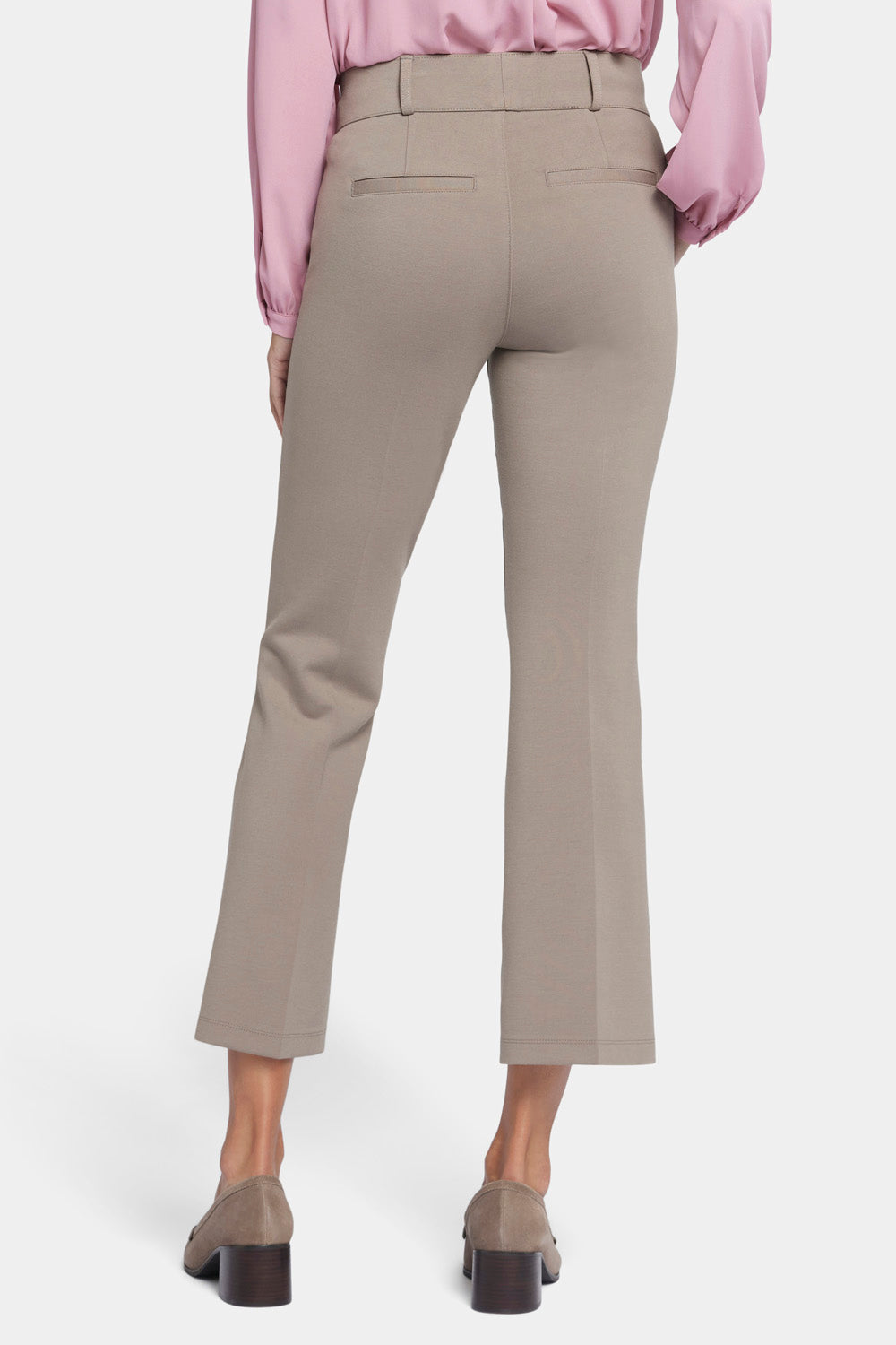 Pull-On Flared Ankle Trouser Pants - Saddlewood - pull on trousers