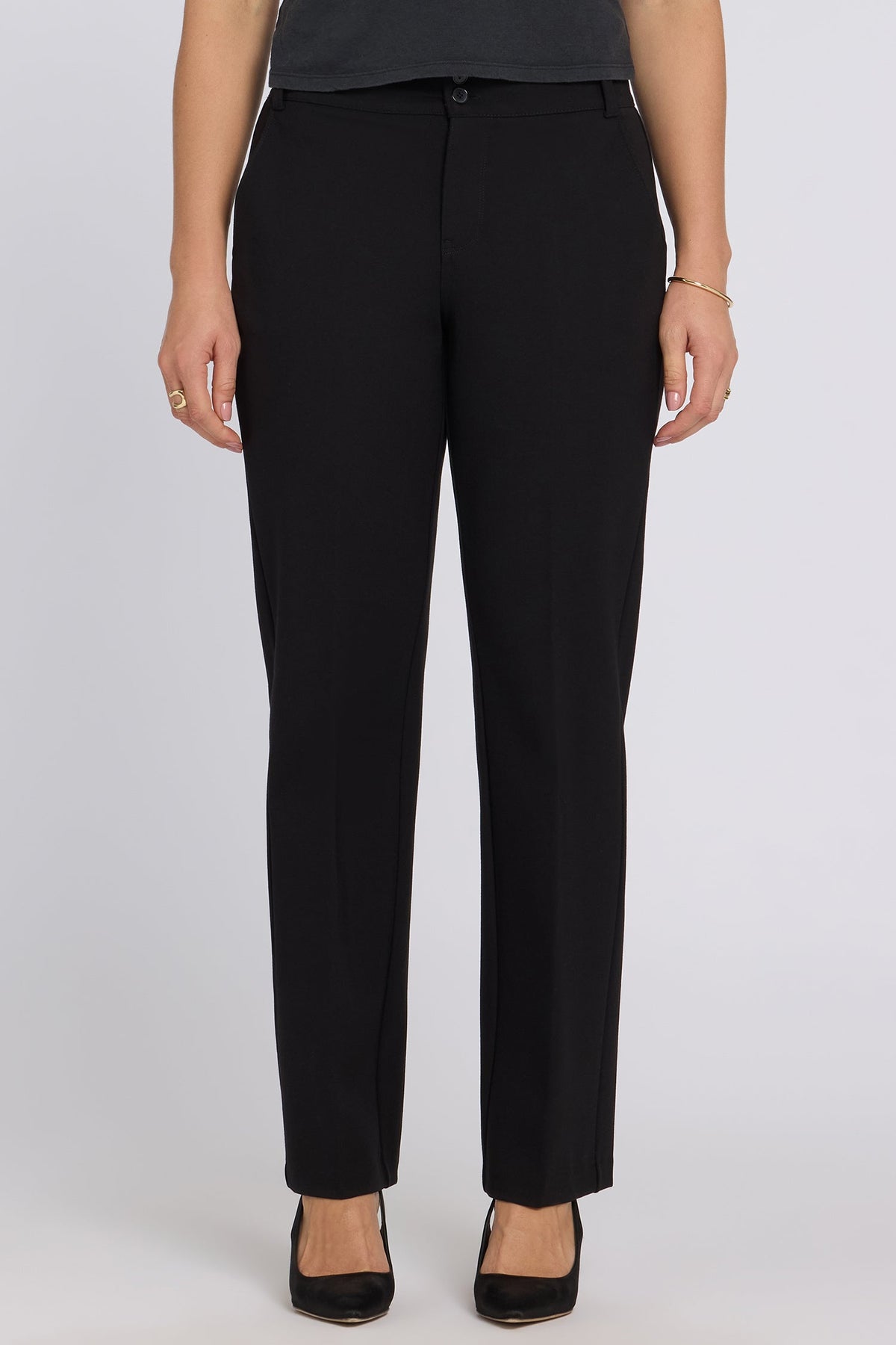 Bella Trouser Pants - Black - tailored trousers