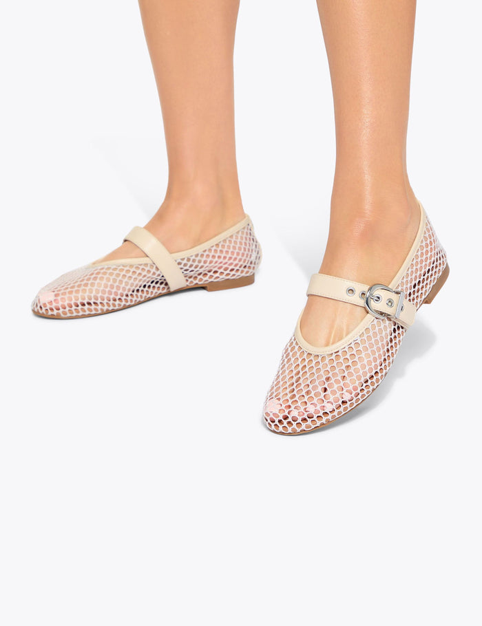 Ballet Flats · Cream