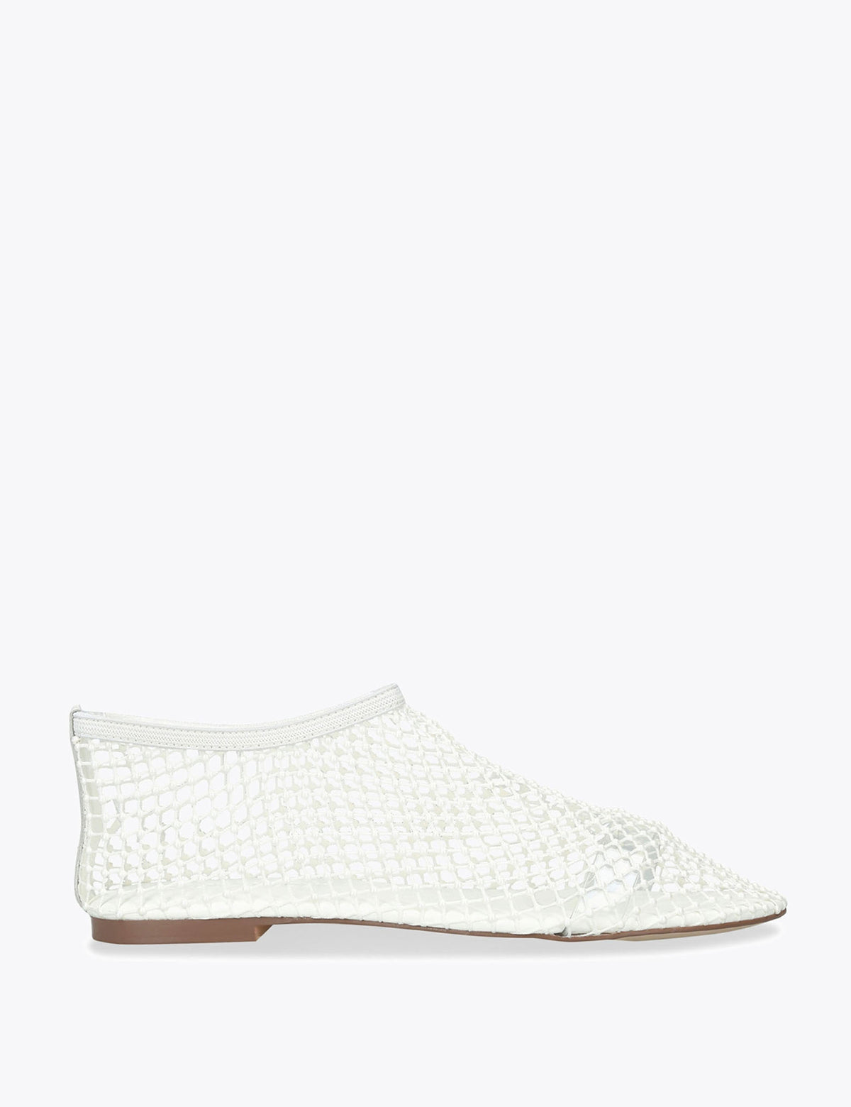 Women's Ballet Flats in White | ballet flats | SAVINTARI