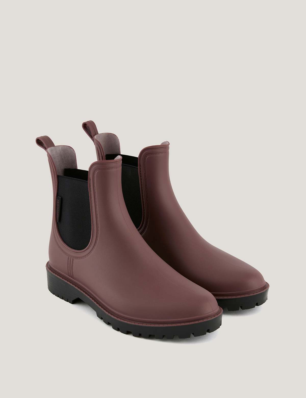 Women's Chelsea Ankle Wellies - Red | SAVINTARI