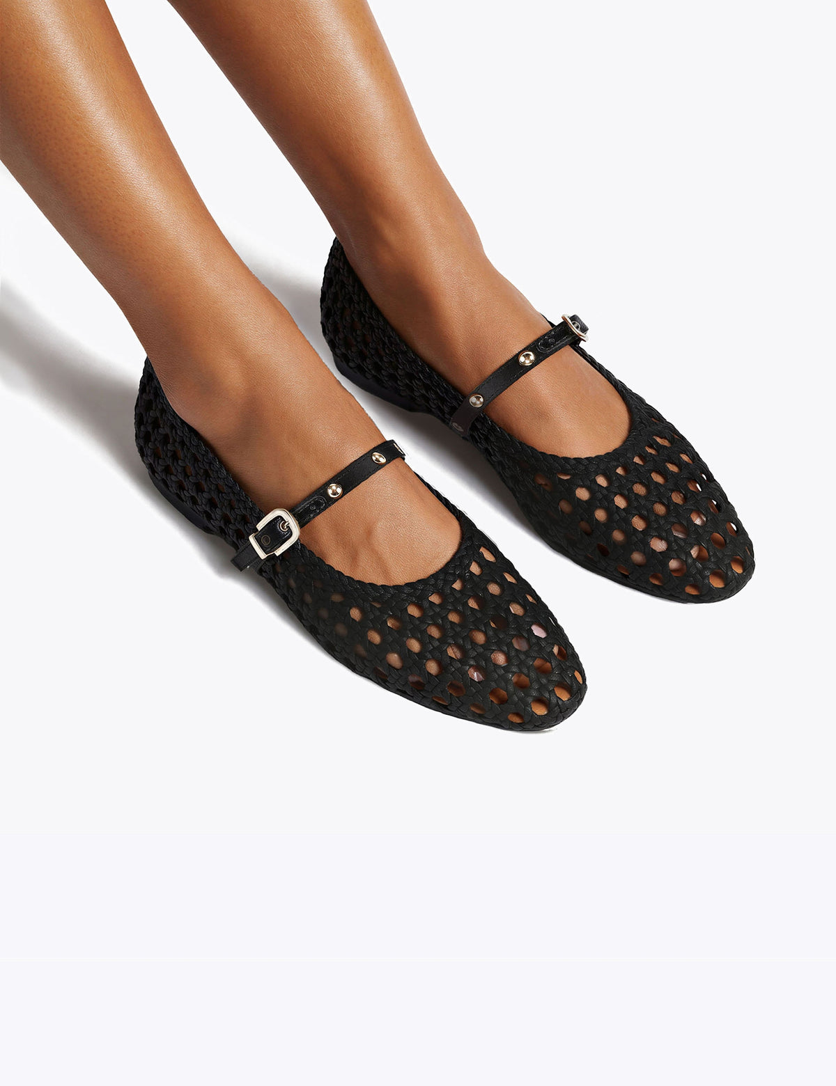 Women's Ballet Flats in Black view 5 | ballet flats | SAVINTARI