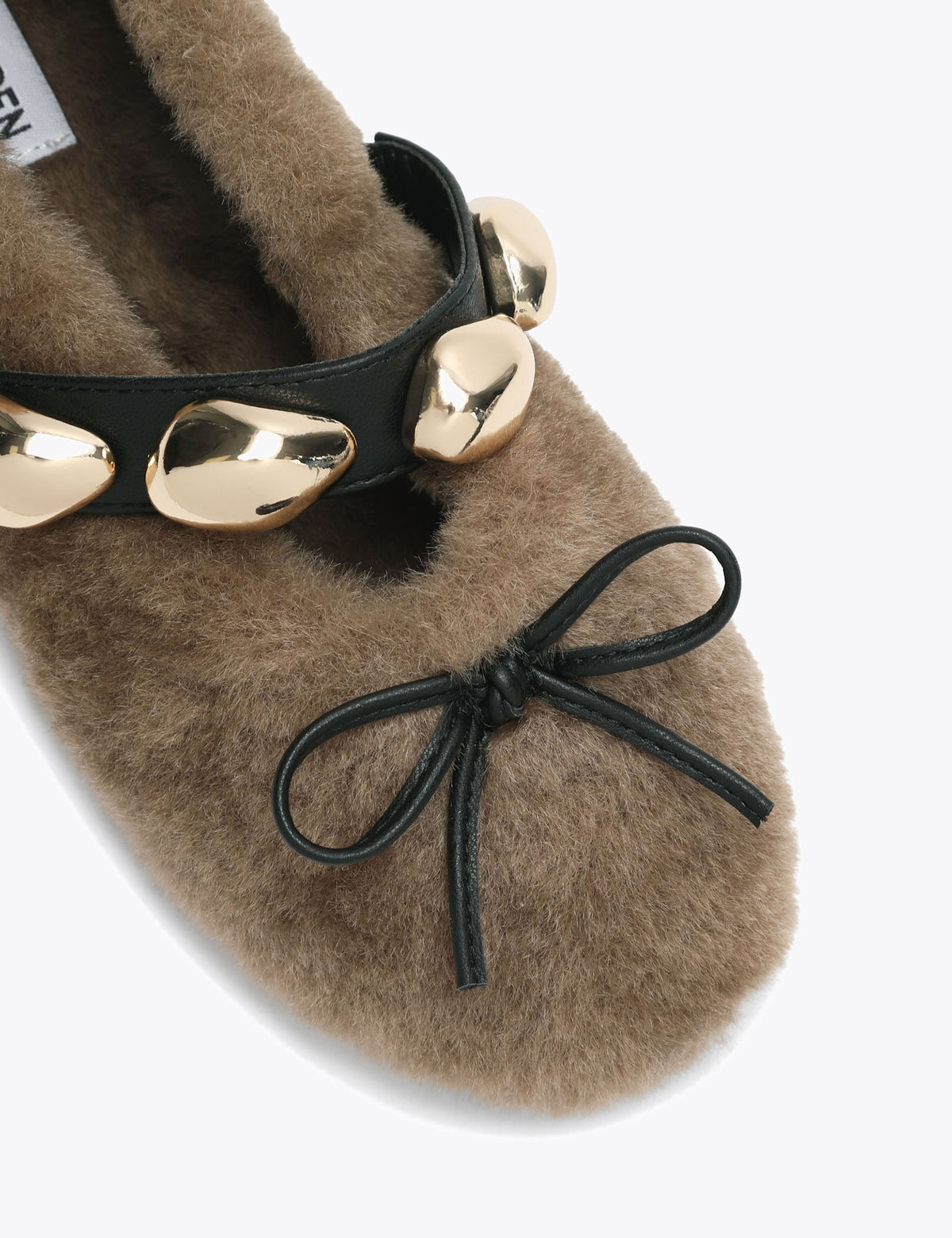 Women's Ballet Flats in Brown view 3 | ballet flats | SAVINTARI