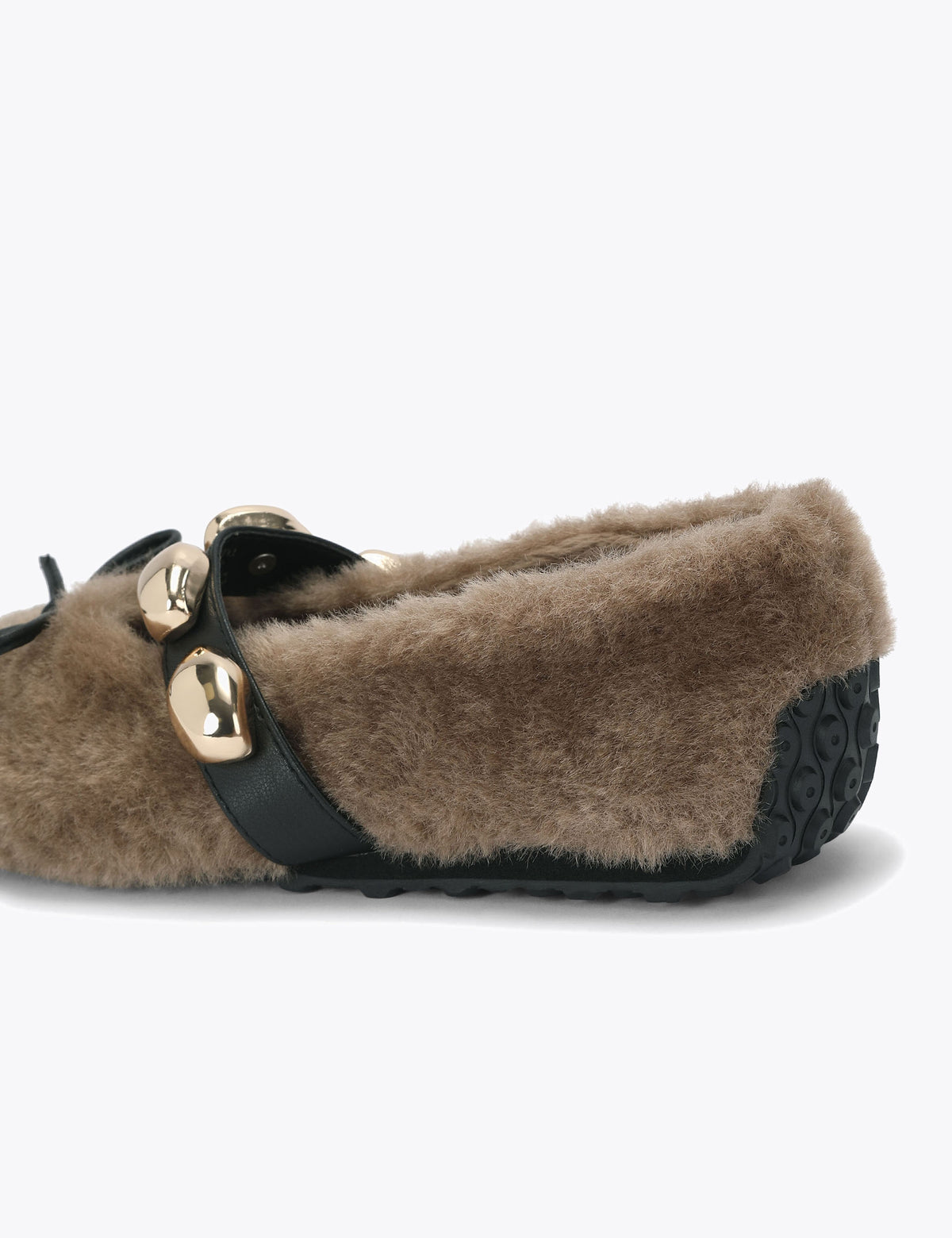 Women's Ballet Flats in Brown view 4 | ballet flats | SAVINTARI