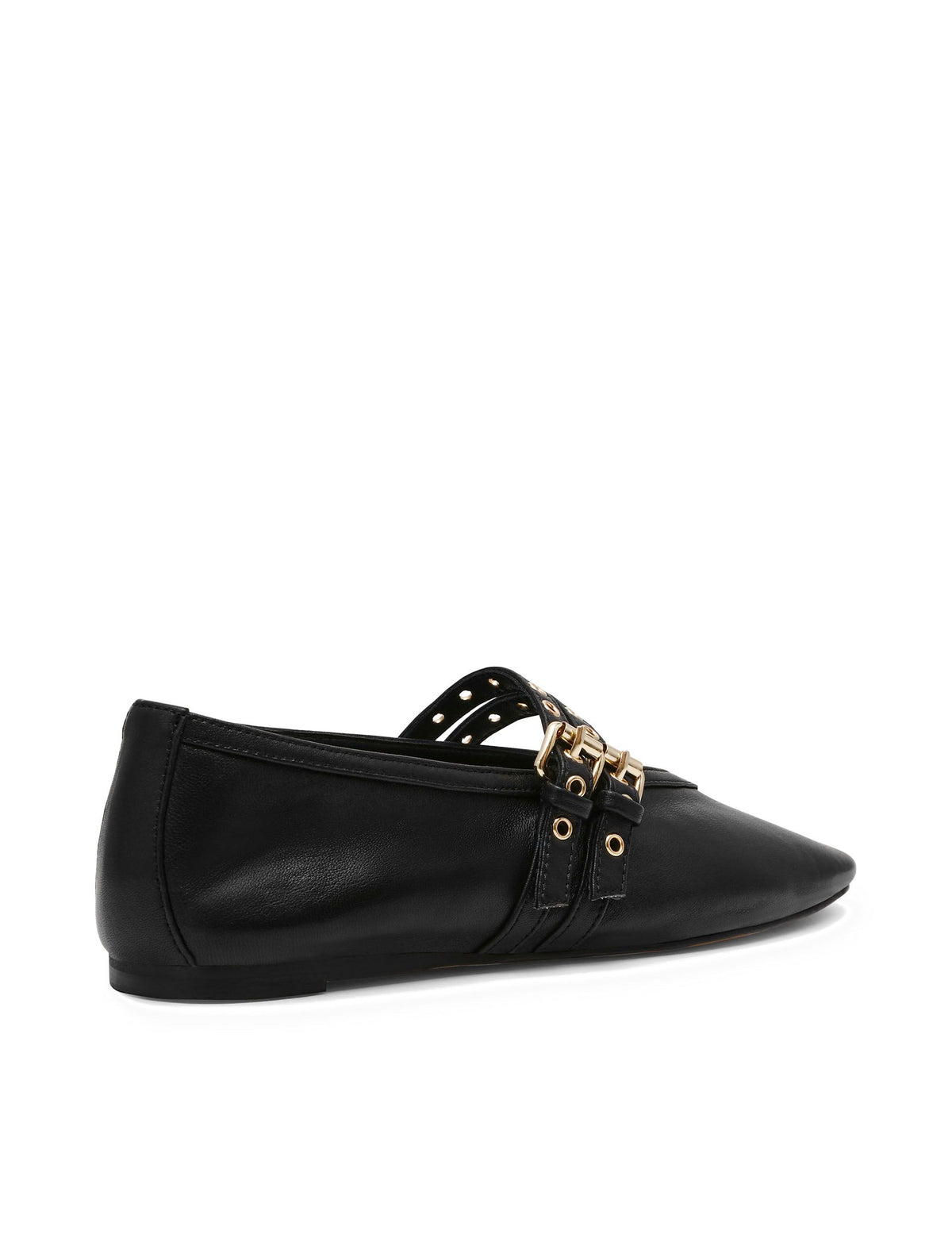 Women's Ballet Flats in Black view 2 | ballet flats | SAVINTARI