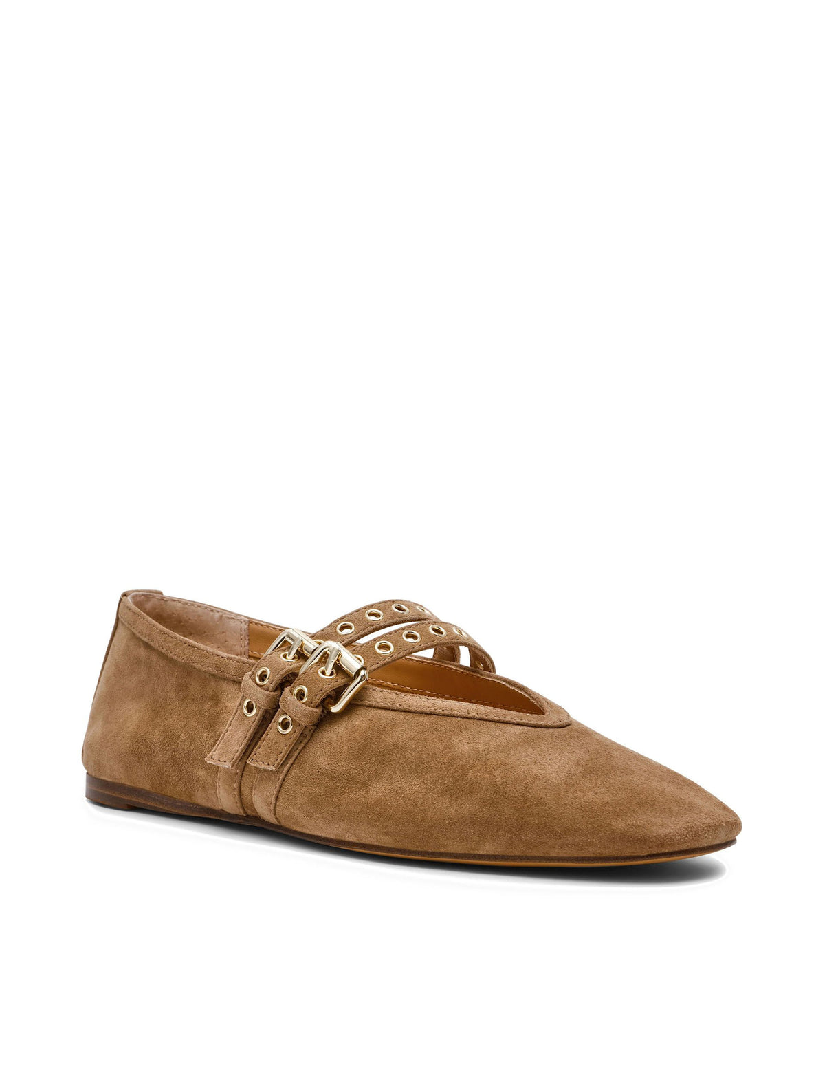 Women's Ballet Flats in Beige view 4 | ballet flats | SAVINTARI