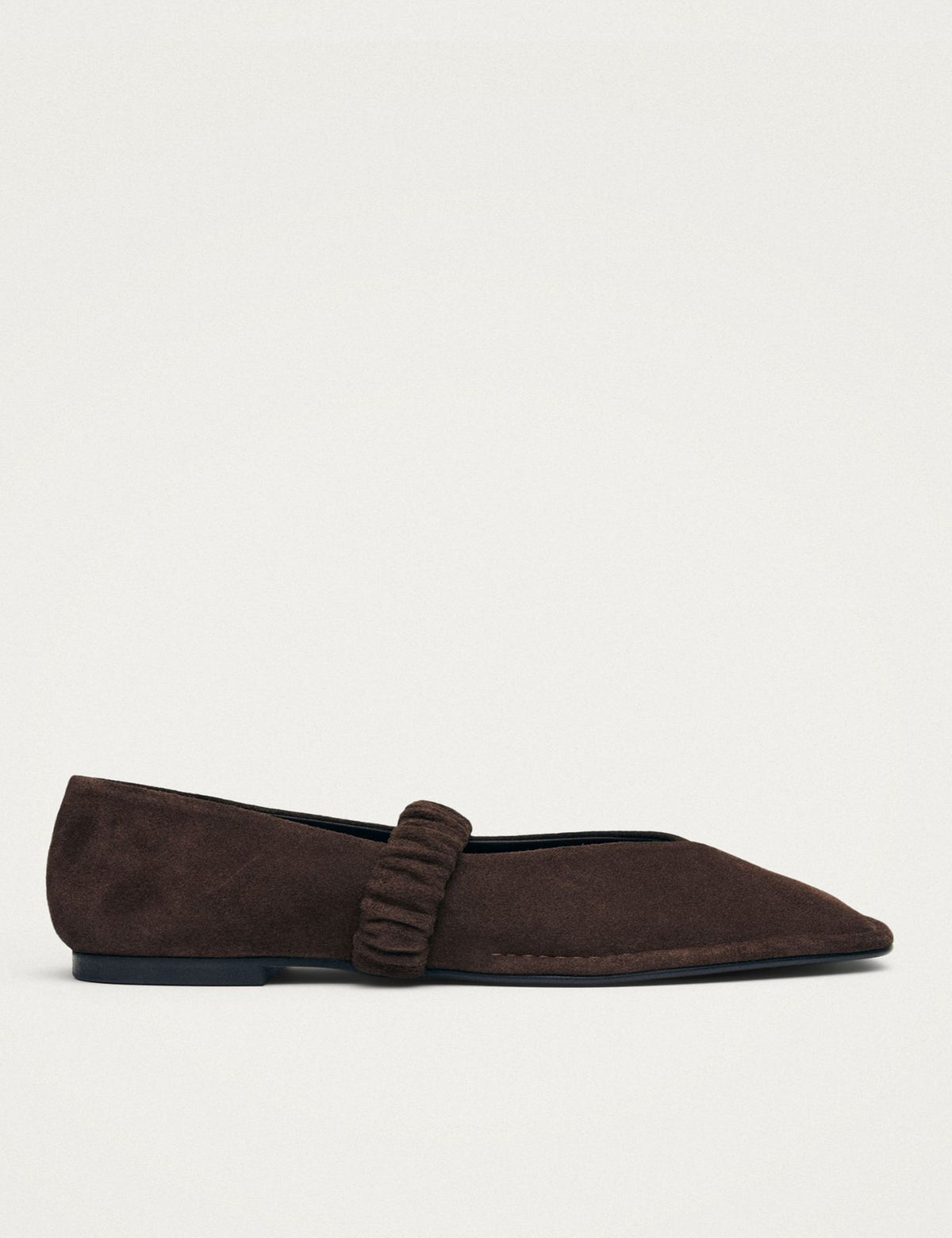 Women's Ballet Flats in Brown | ballet flats | SAVINTARI