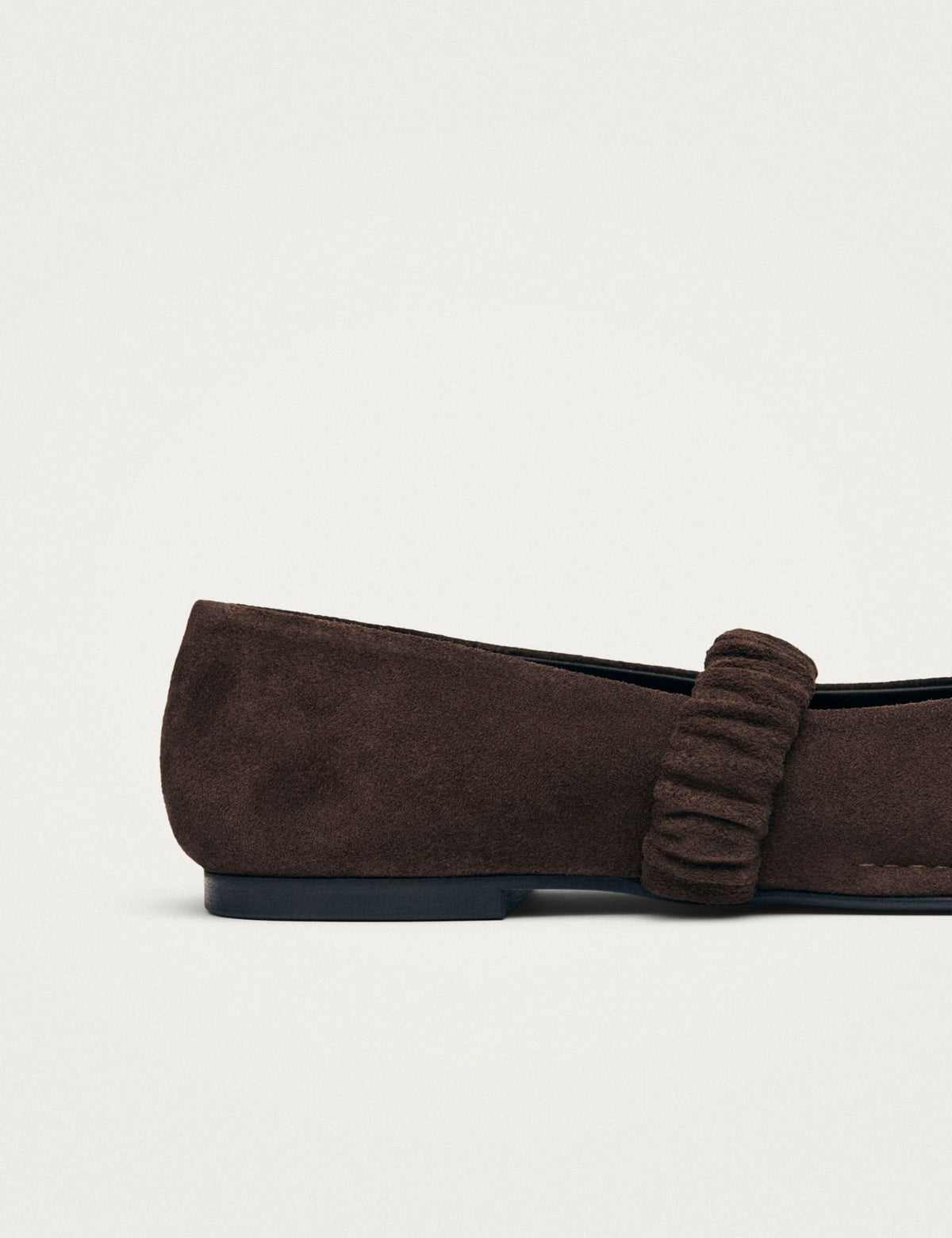 Women's Ballet Flats in Brown view 4 | ballet flats | SAVINTARI