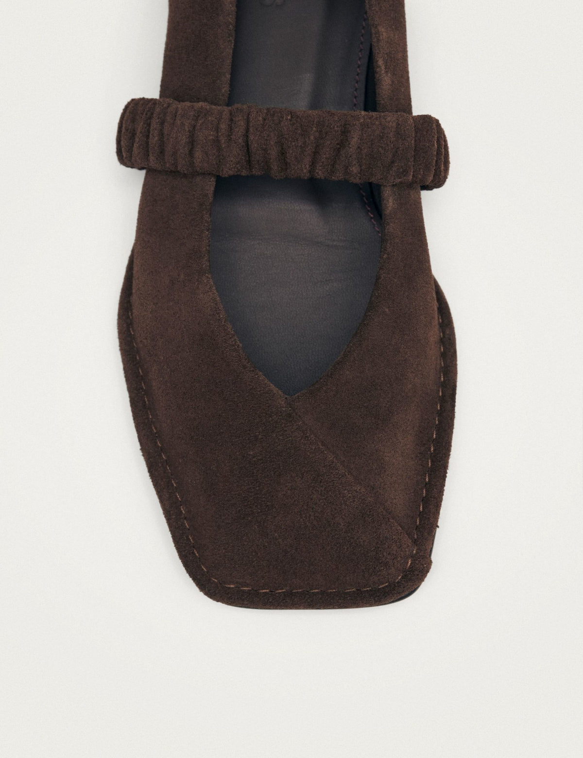 Women's Ballet Flats in Brown view 3 | ballet flats | SAVINTARI