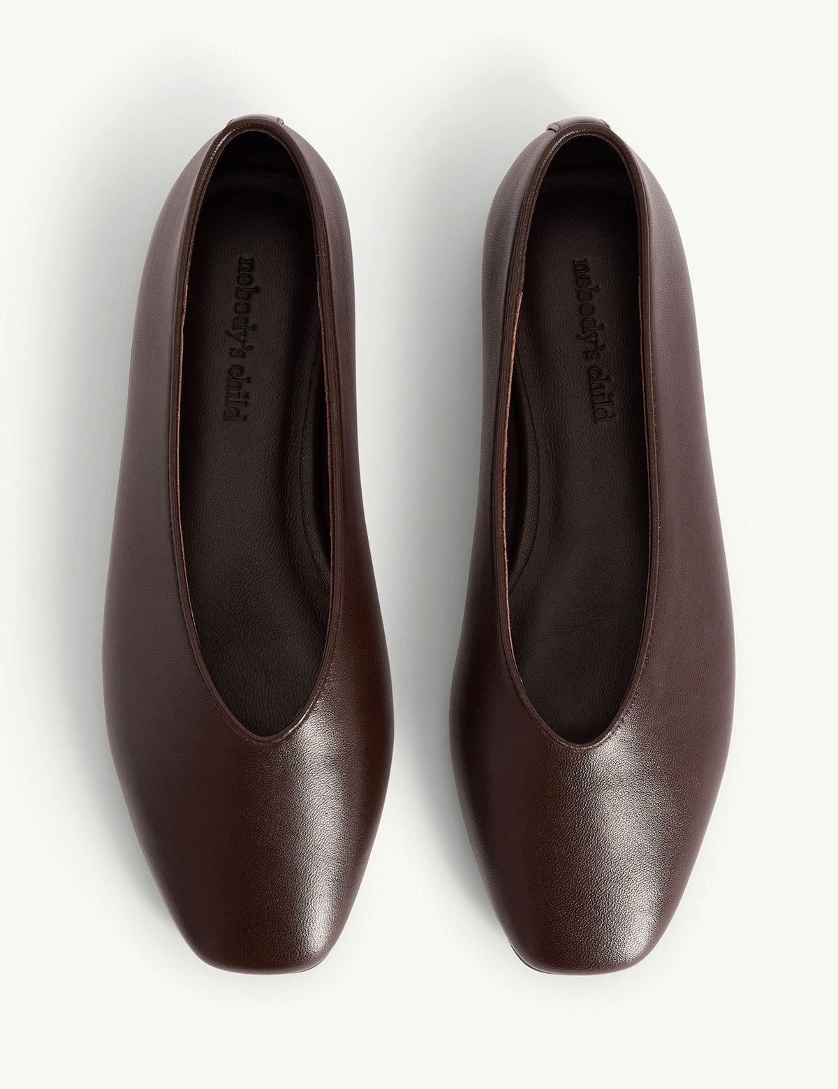 Women's Ballet Flats in Chocolate view 2 | ballet flats | SAVINTARI
