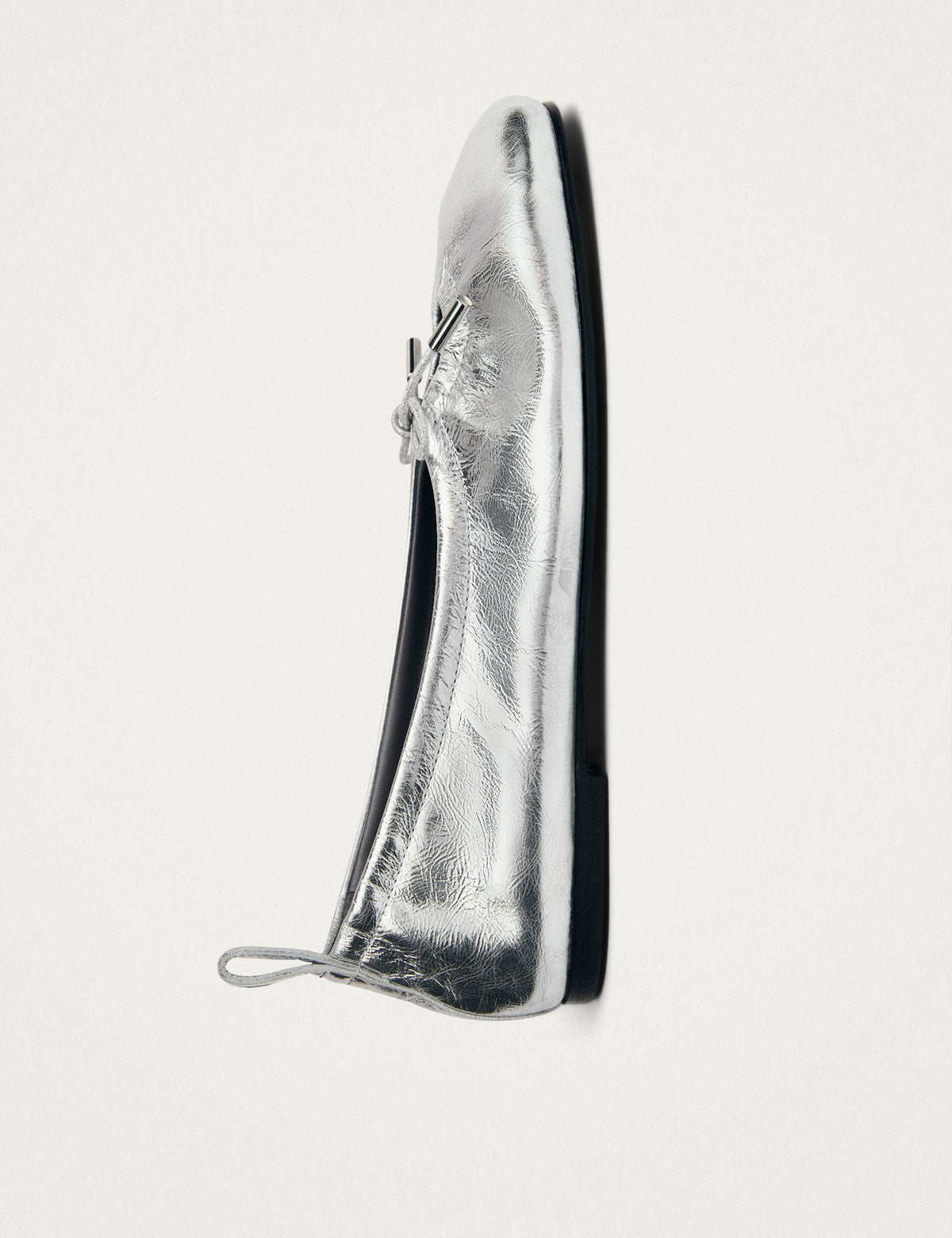Women's Ballet Flats in Silver view 5 | ballet flats | SAVINTARI
