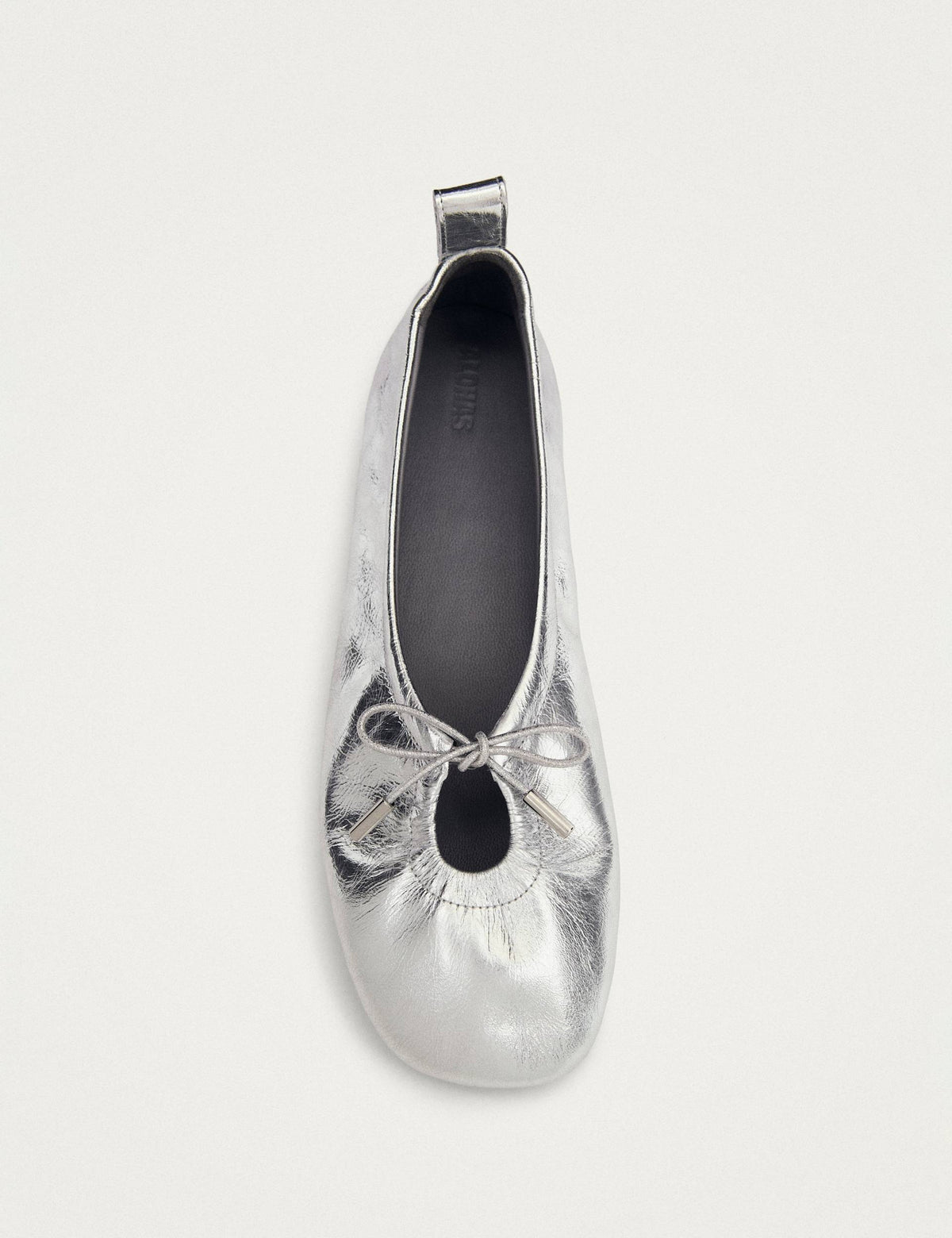 Women's Ballet Flats in Silver view 4 | ballet flats | SAVINTARI