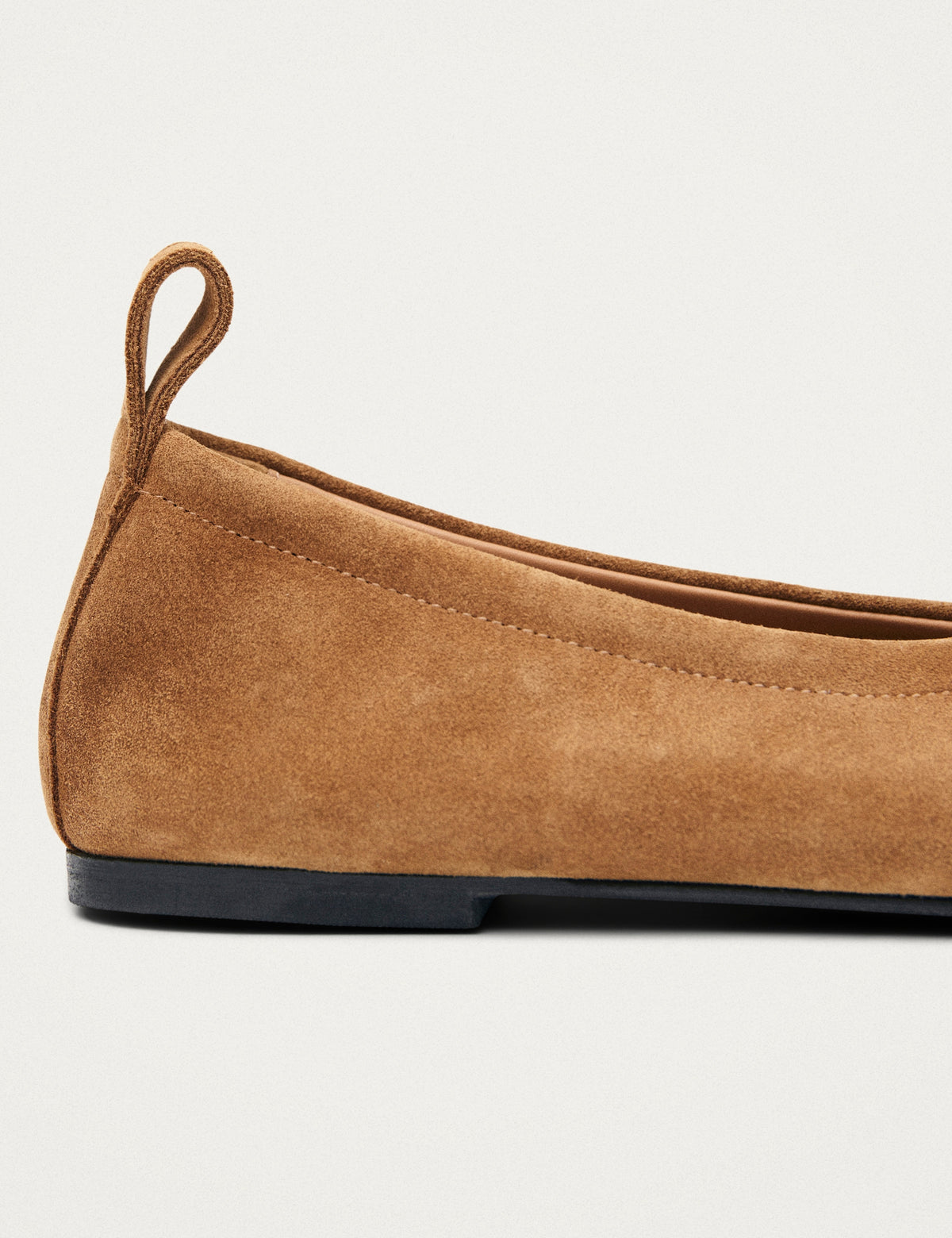 Women's Ballet Flats in Tan view 3 | ballet flats | SAVINTARI