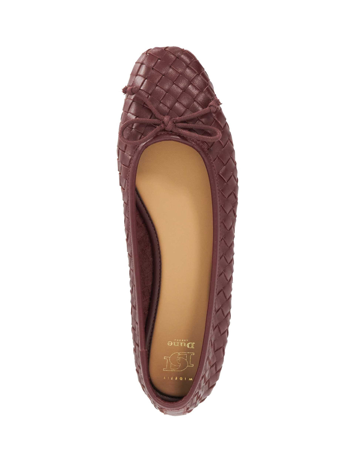 Women's Ballet Flats in Burgundy view 2 | ballet flats | SAVINTARI