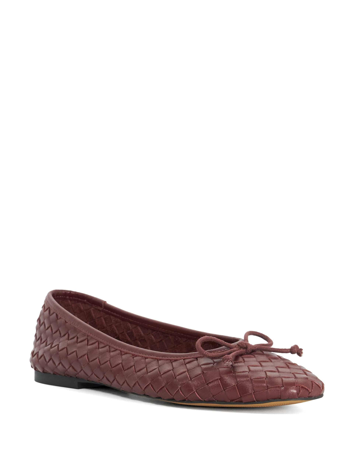 Women's Ballet Flats in Burgundy view 4 | ballet flats | SAVINTARI