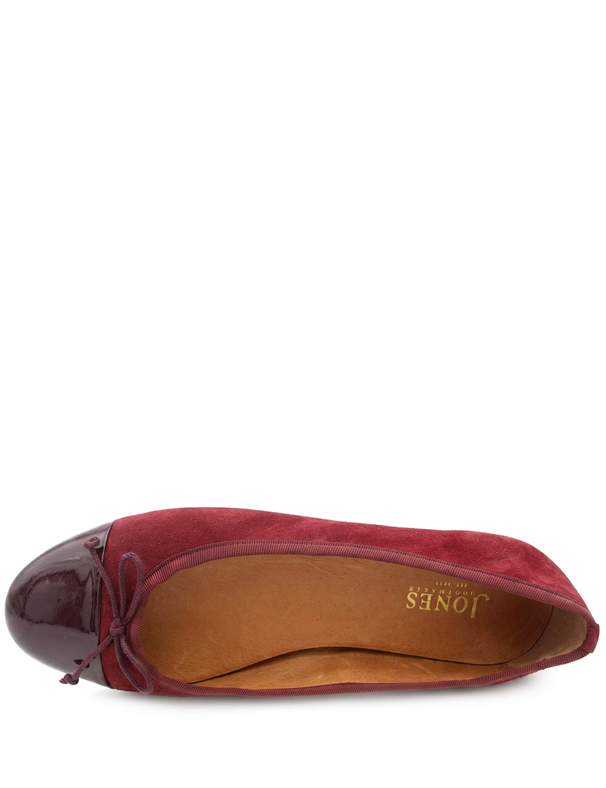 Women's Ballet Flats in Burgundy view 5 | ballet flats | SAVINTARI