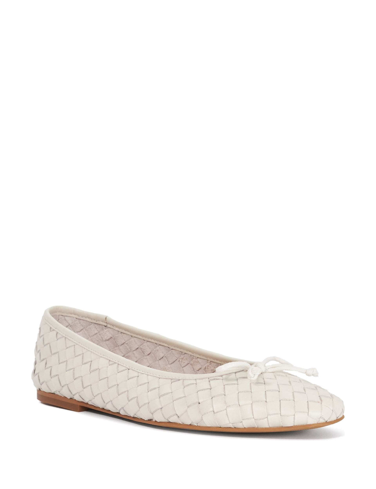 Women's Ballet Flats in Cream view 6 | ballet flats | SAVINTARI