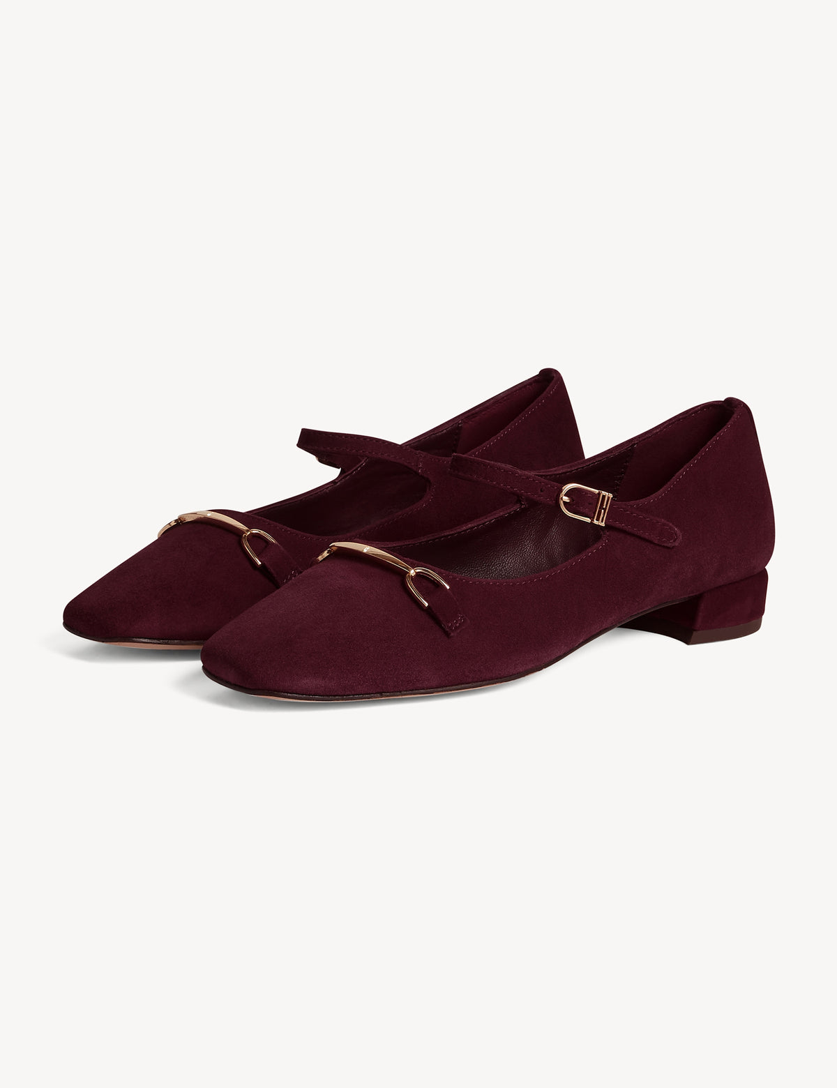 Women's Ballet Flats in Purple view 4 | ballet flats | SAVINTARI