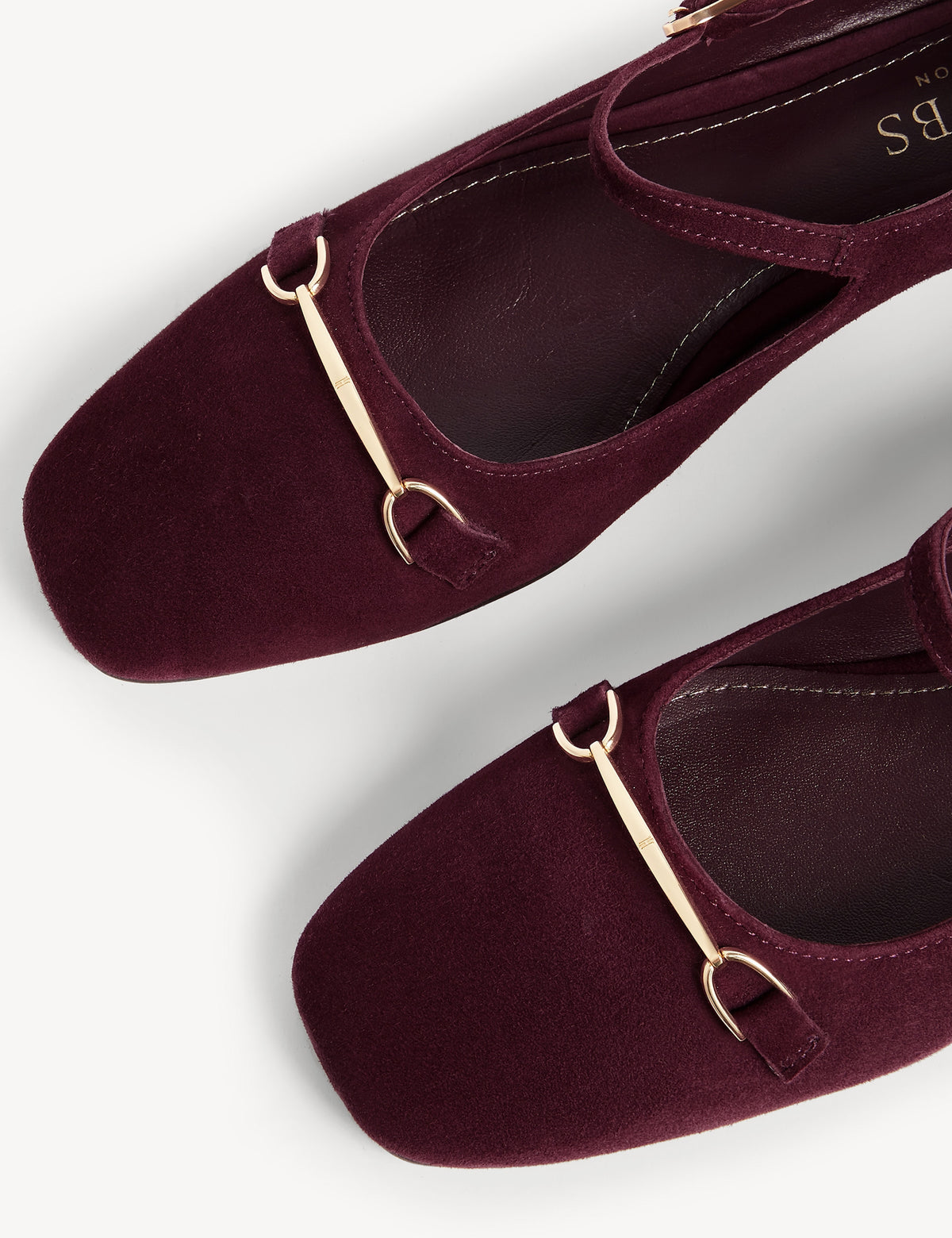 Women's Ballet Flats in Purple view 5 | ballet flats | SAVINTARI