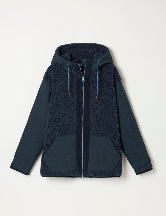 Borg Jacket · Navy