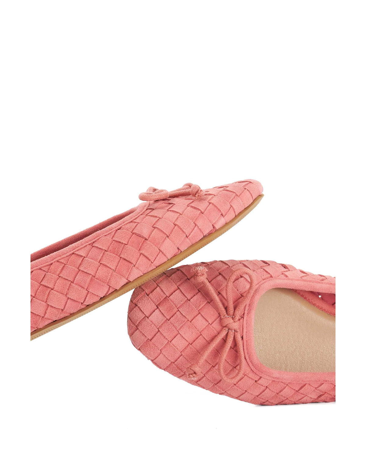 Women's Ballet Flats in Red view 5 | ballet flats | SAVINTARI