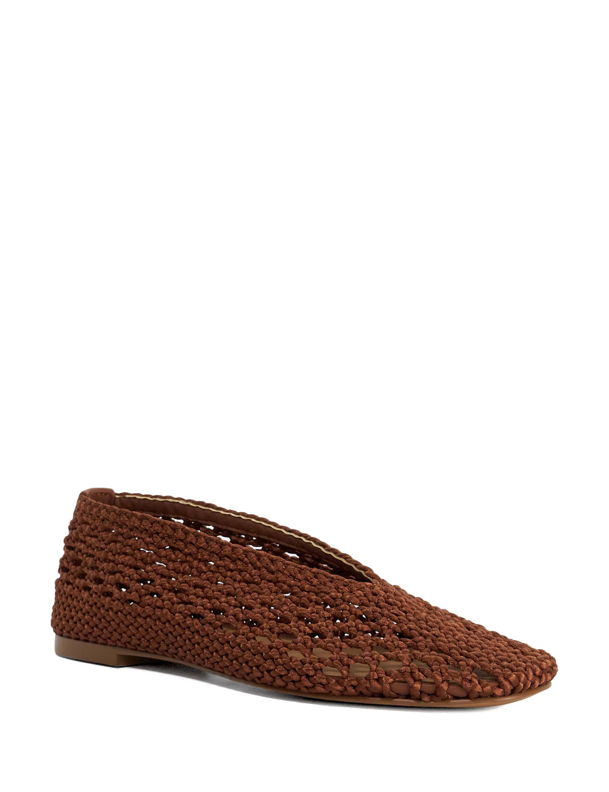 Women's Ballet Flats in Brown view 6 | ballet flats | SAVINTARI