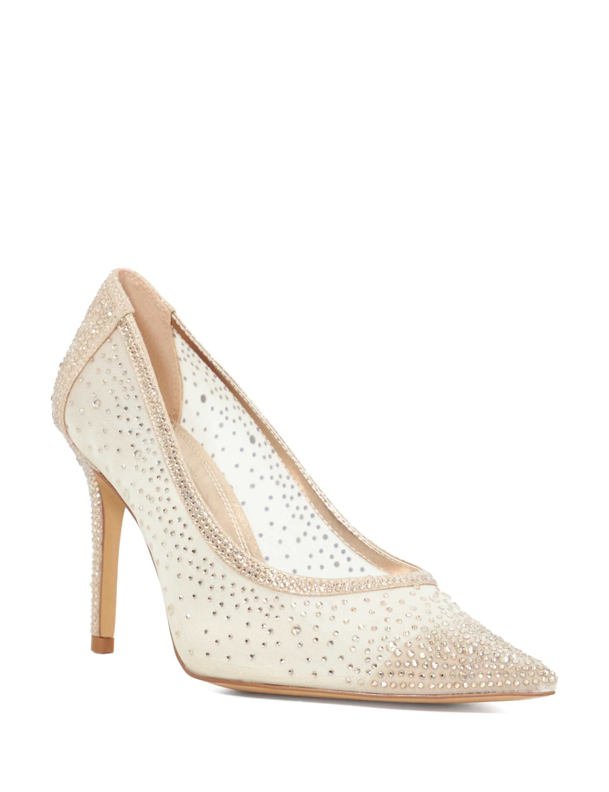 Women's Gold Heels in Gold view 2 | gold heels | SAVINTARI