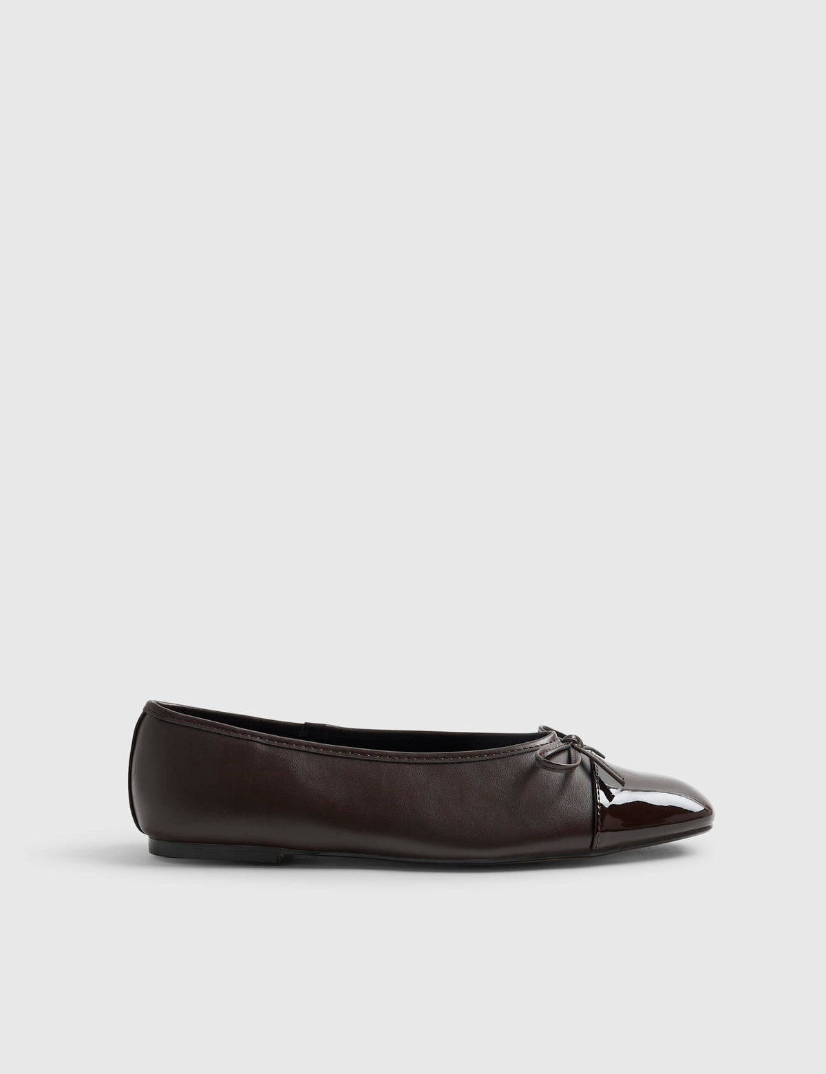 Women's Ballet Flats in Brown | ballet flats | SAVINTARI