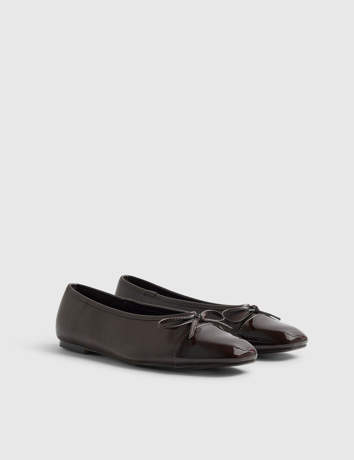 Women's Ballet Flats in Brown view 5 | ballet flats | SAVINTARI
