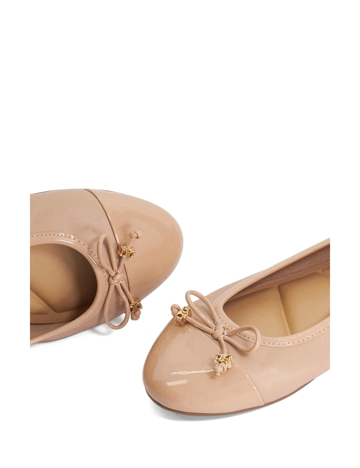 Women's Ballet Flats in Beige view 3 | ballet flats | SAVINTARI