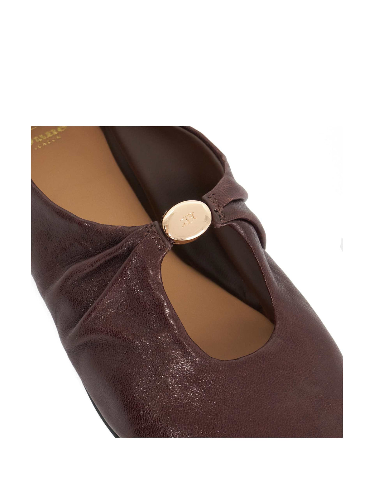 Women's Ballet Flats in Burgundy view 4 | ballet flats | SAVINTARI