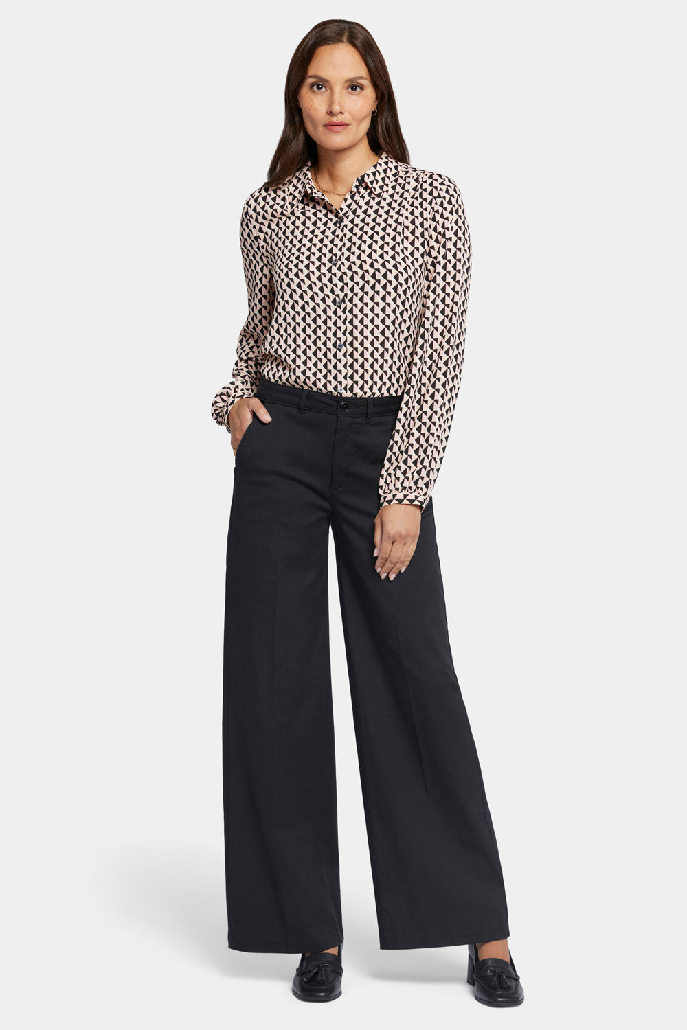 Whitney Trouser Pants - Black - tailored trousers