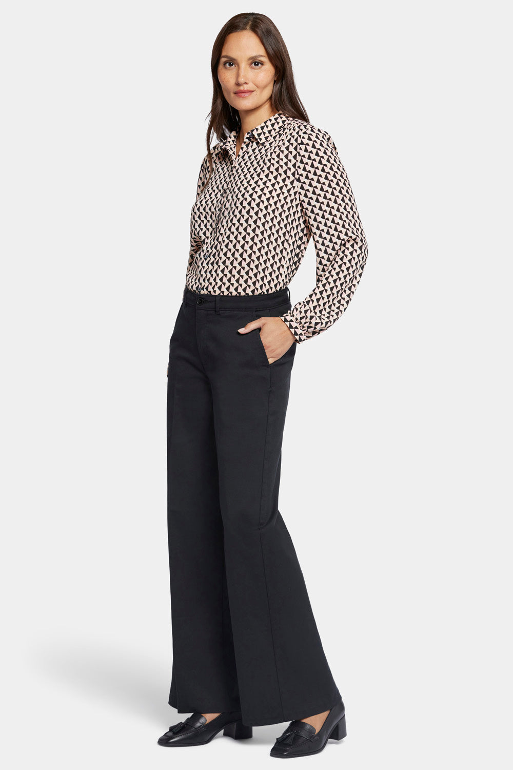 Whitney Trouser Pants - Black - tailored trousers