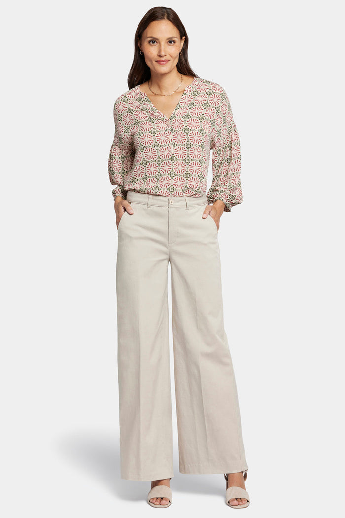Women's Tailored Trousers - Feather | Tailored Work Pants | SAVINTARI