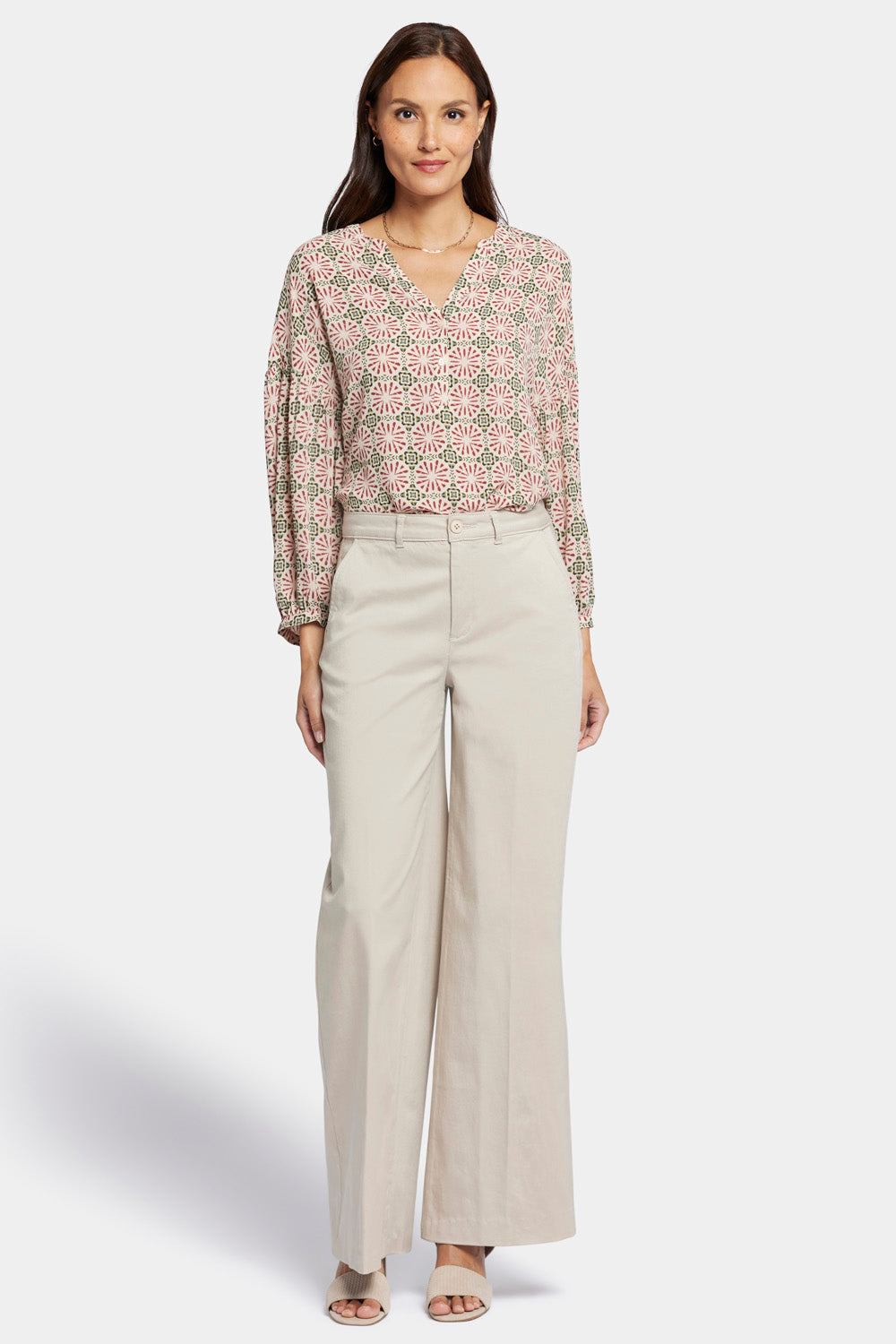 Whitney Trouser Pants - Feather - tailored trousers