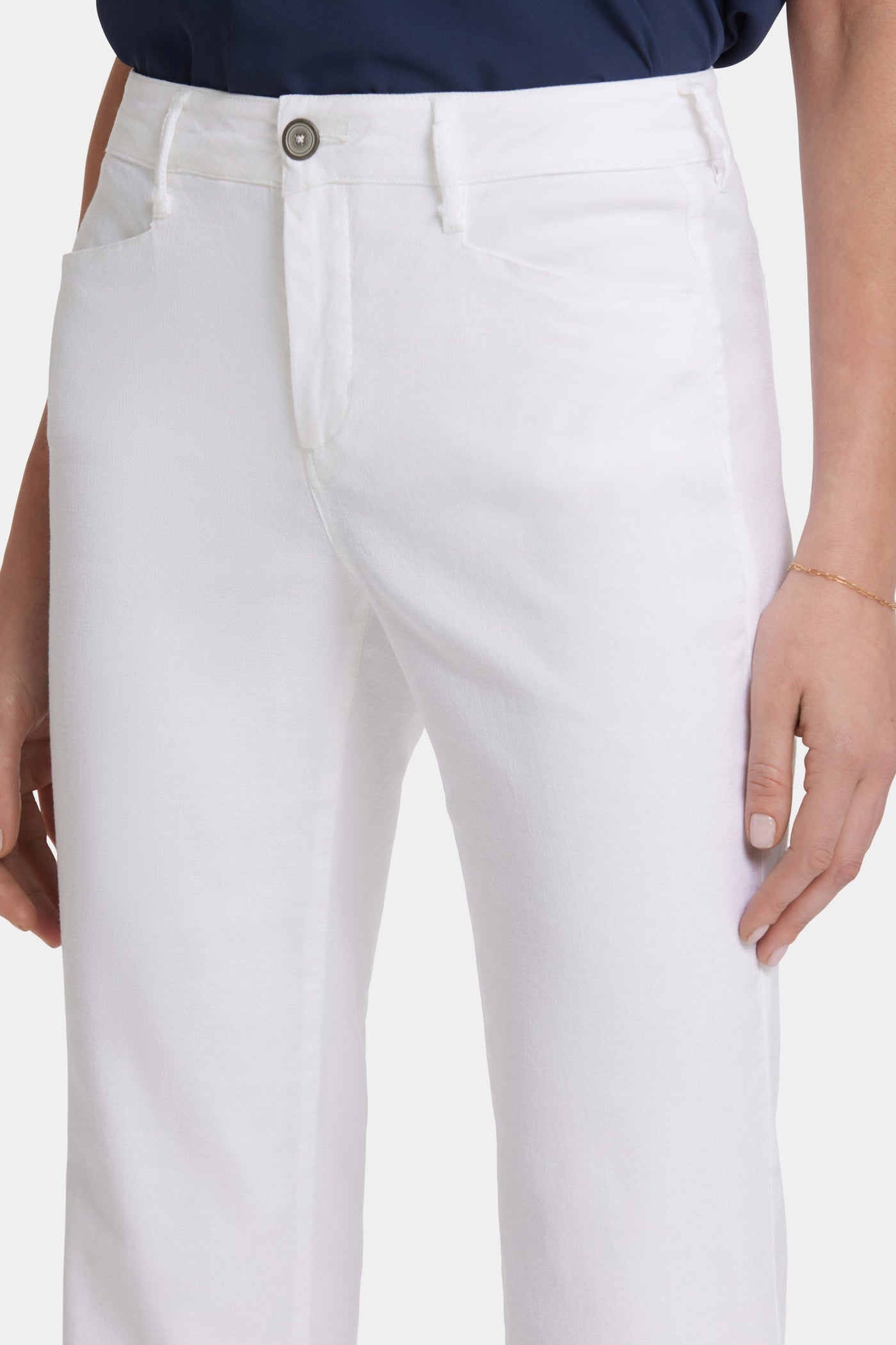 Trouser Pants In Petite - Optic White - tailored trousers
