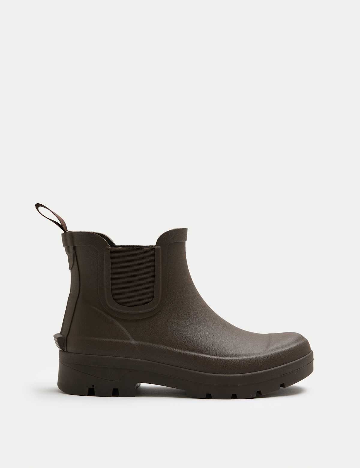 Women's Waterproof Ankle Wellies - Brown | SAVINTARI