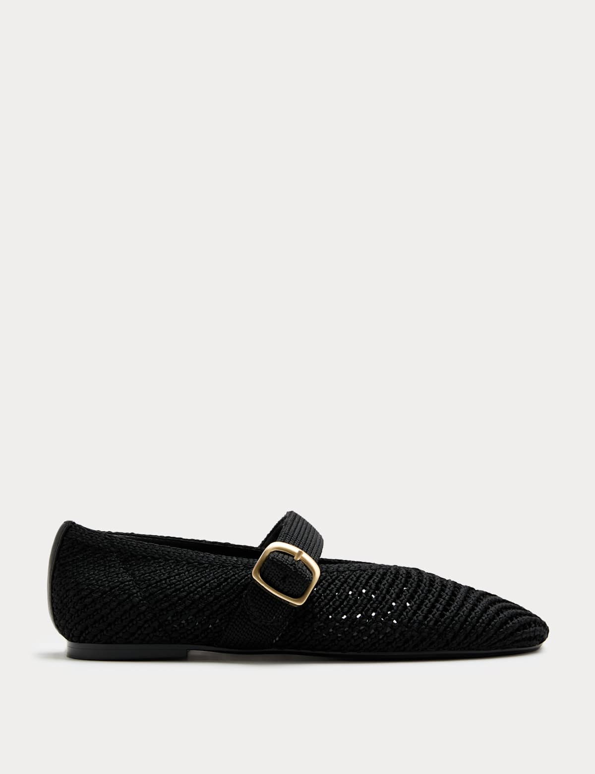 Women's Buckle Flat Mary Jane Ballet Pumps - Olive | mary jane shoes | SAVINTARI